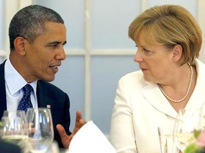 Τηλεφωνική επικοινωνία Ομπάμα – Μέρκελ